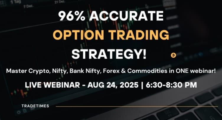 WEBNARS 96% Accurate Option Trading Strategy: For Crypto, Nifty, Forex & More!